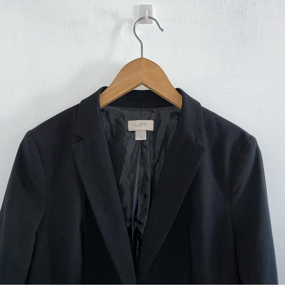 Loft Black Women's Blazer - Picture 2 of 10